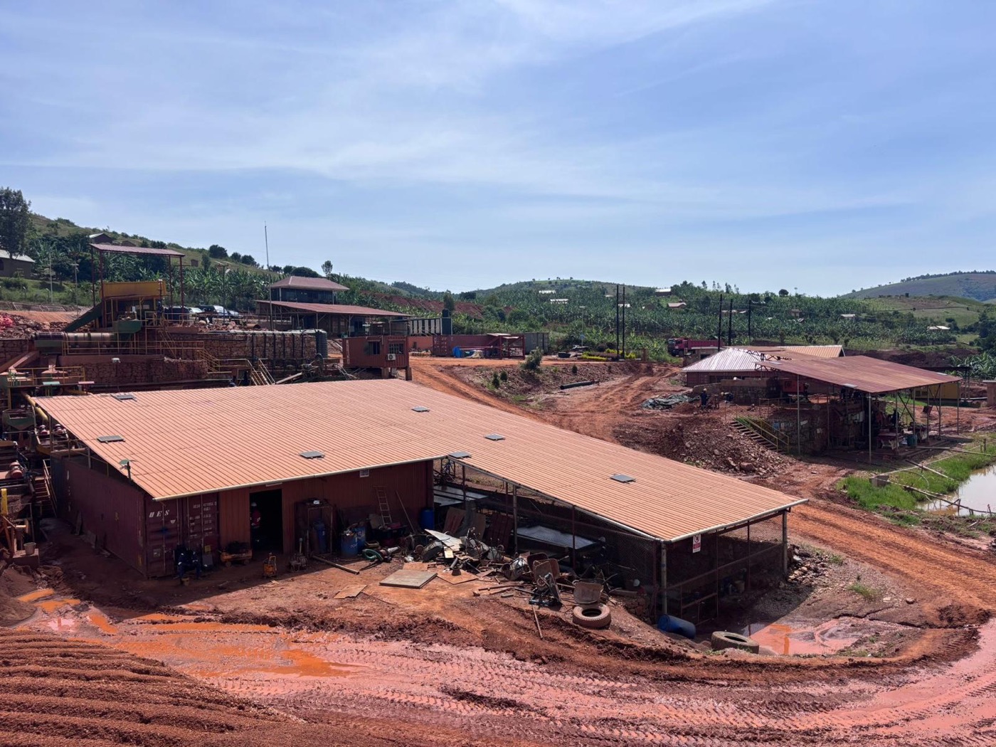 The Mwerasandu tin mine, Ntungamo District, Uganda